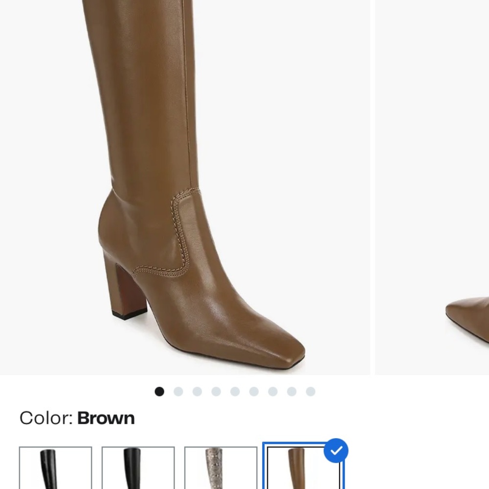 ❤️💕NWT Franco Sarto Brown Heeled Boots